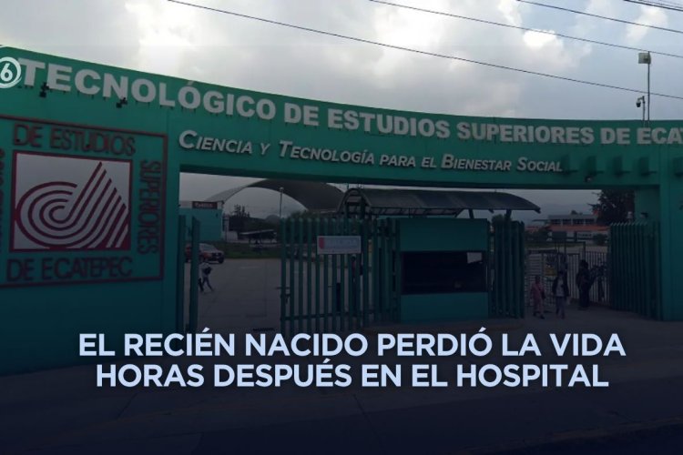 Encuentran bebé abandonado al interior del Tecnológico de Ecatepec