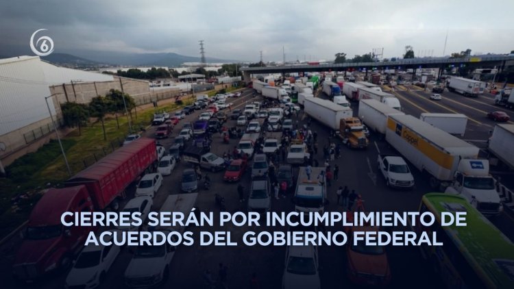 Megabloqueo de transportistas: cerrarán estás carreteras el 6 de abril