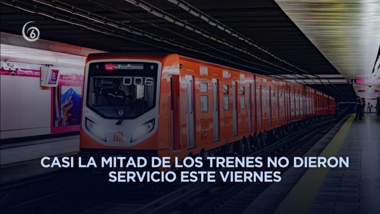 Reduce operaciones el Metro CDMX por protesta sindical; opera al 58% de su capacidad