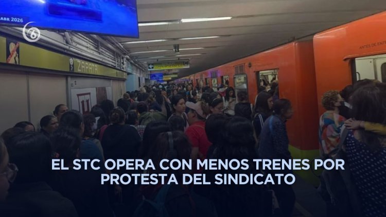 Continúan afectaciones en el Metro por paro escalonado de trabajadores