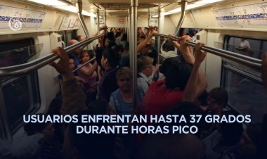 Ola de calor eleva temperaturas en transporte público de la CDMX