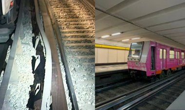 Vías de la Línea 5 del Metro son afectadas por “extremo” calor en la capital