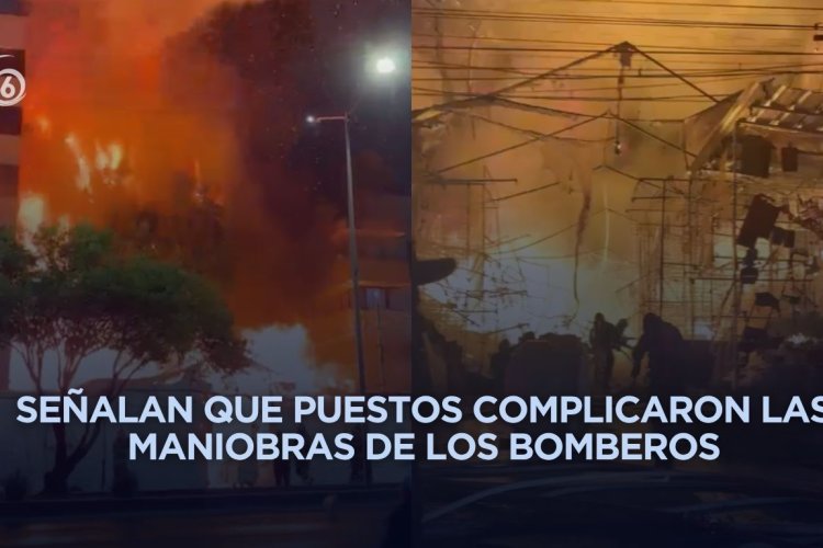 Comerciantes afectados por incendio en Venustiano Carranza denuncian anomalías
