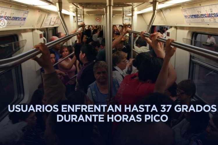 Ola de calor eleva temperaturas en transporte público de la CDMX