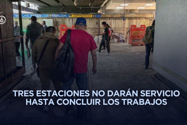 Remodelación de la Línea 2 del Metro deberá concluir a finales de mayo