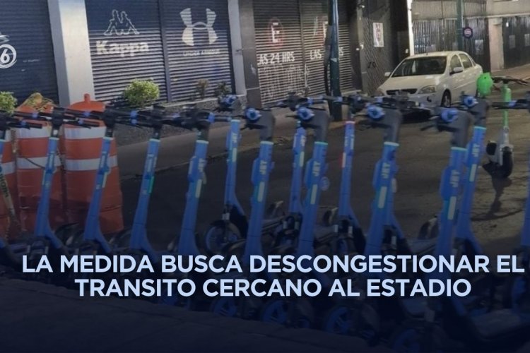 ¡Otra ocurrencia más! Implementan scooters para llegar al Estadio Azteca