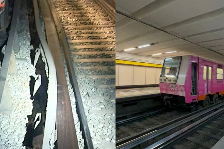 Vías de la Línea 5 del Metro son afectadas por “extremo” calor en la capital