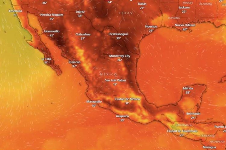 Sigue onda de calor en México con temperaturas superiores a 45 grados