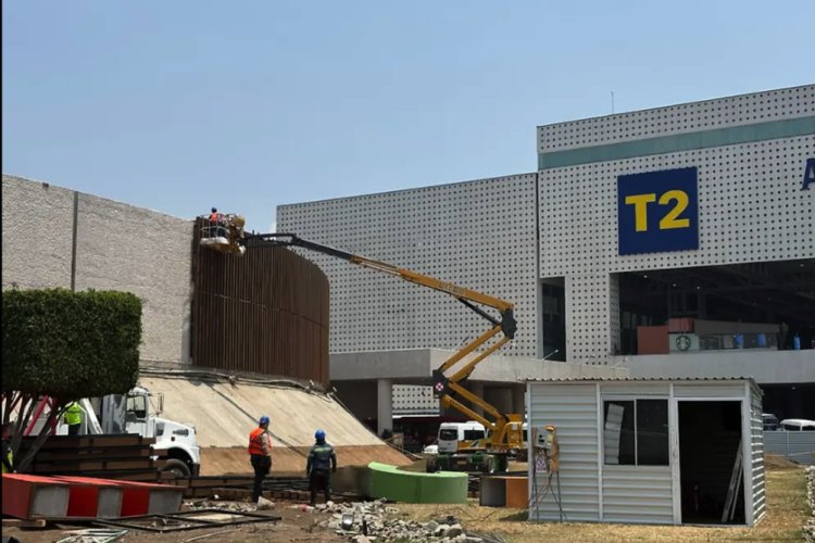 A un mes del Mundial, el AICM sigue entre obras y remodelaciones inconclusas