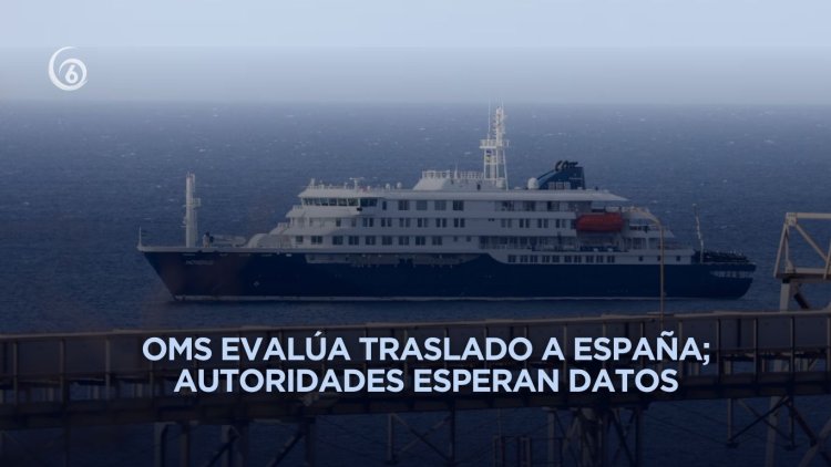 Crucero con brote de hantavirus permanece varado sin puerto para atracar