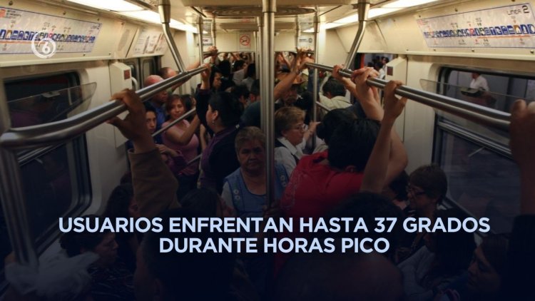 Ola de calor eleva temperaturas en transporte público de la CDMX