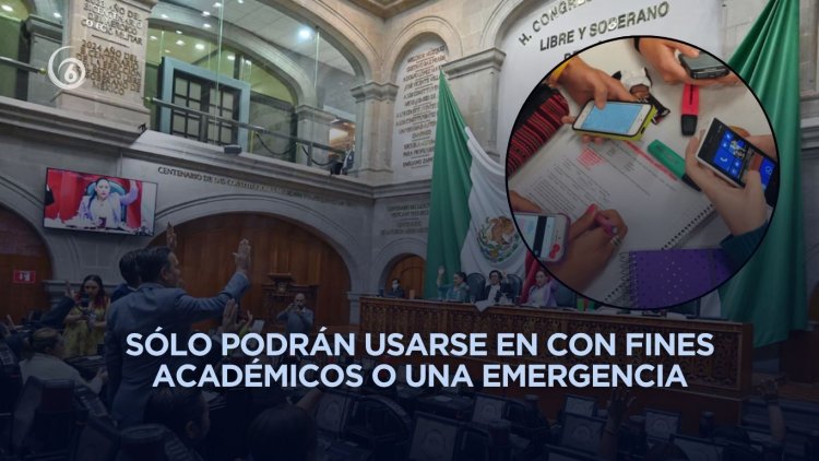 Aprueban regulación de uso de celulares en escuelas del Edomex