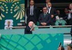 Destaca ausencia de mandatarios de países sede durante partido inaugural del Mundial