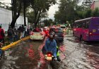 Fuertes lluvias al sur de la CDMX provocan inundación de hospital y vialidades