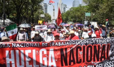 Inicia paro nacional de la CNTE con protestas en CDMX