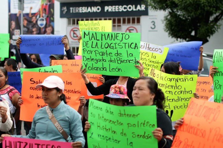 Morena infiltra asamblea y desata violencia en Huitzilan