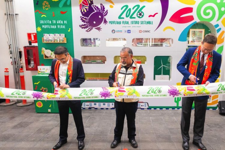 CRRC inaugura Estaciones de Energía Verde en México