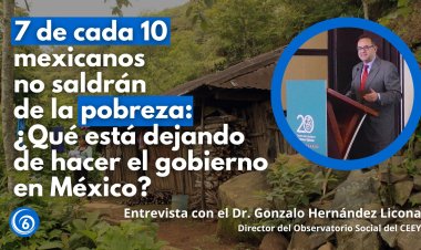 Perfiles del 6 | ¿Qué está dejando de hacer el gobierno de México? 7 de cada 10 mexicanos no saldrán de la pobreza